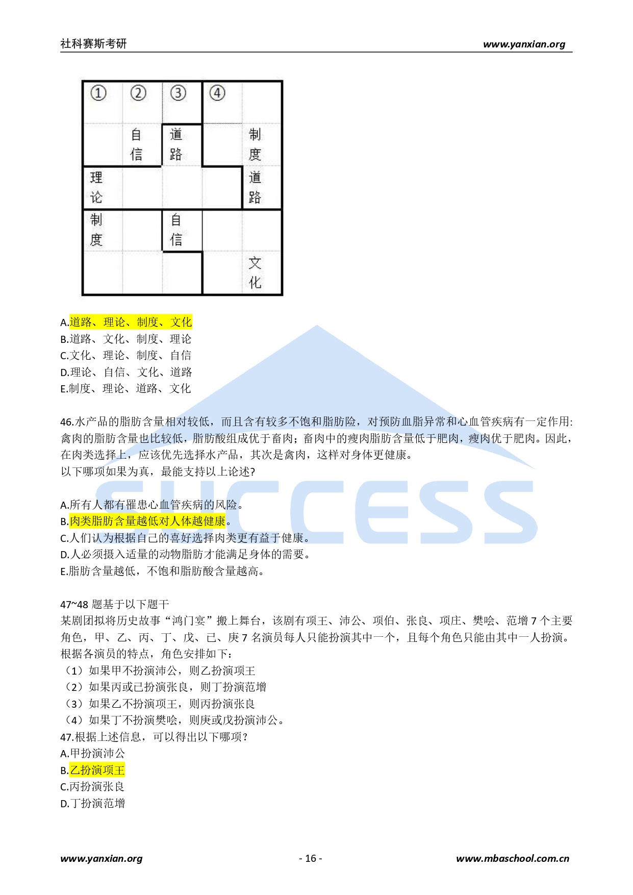 2021管綜真題:2021年管理類聯考綜合真題及解析