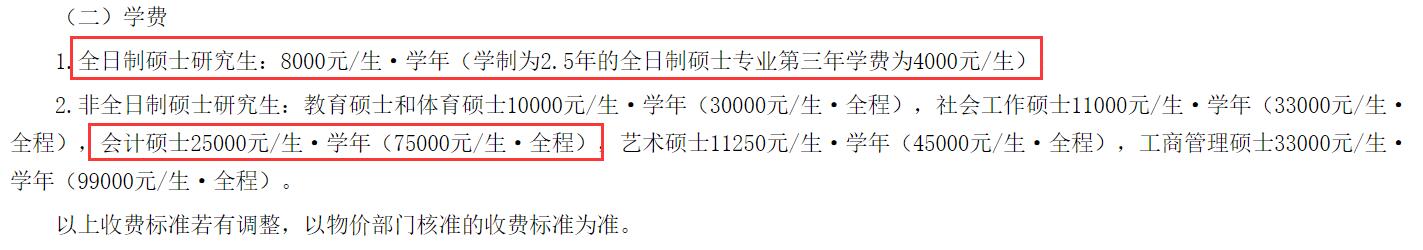 2025MPAcc學(xué)費(fèi):集美大學(xué)2025年MPAcc碩士研究生學(xué)費(fèi)